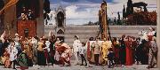 Cimabue's Madonna being carried through the Streets of Florence (mk25)